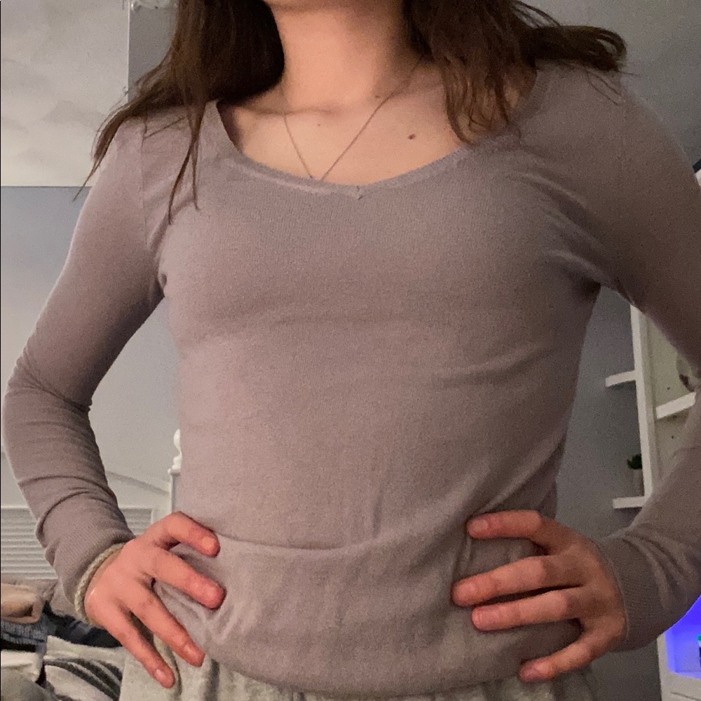 Purple sweater